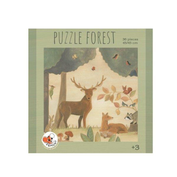 puzzle in cartone forest